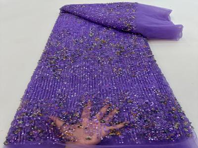 Кружевная Ткань С Блестками Hfx,2025 Высокого Качества,Нежное Кружево,Нигерийский Материал Для Невесты,Для Свадебных Платьев,4678