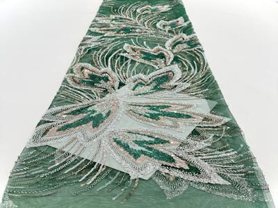 Кружевная Ткань С Блестками Hfx,2025 Высокого Качества,Нежное Кружево,Нигерийский Материал Для Невесты,Для Свадебных Платьев,4686